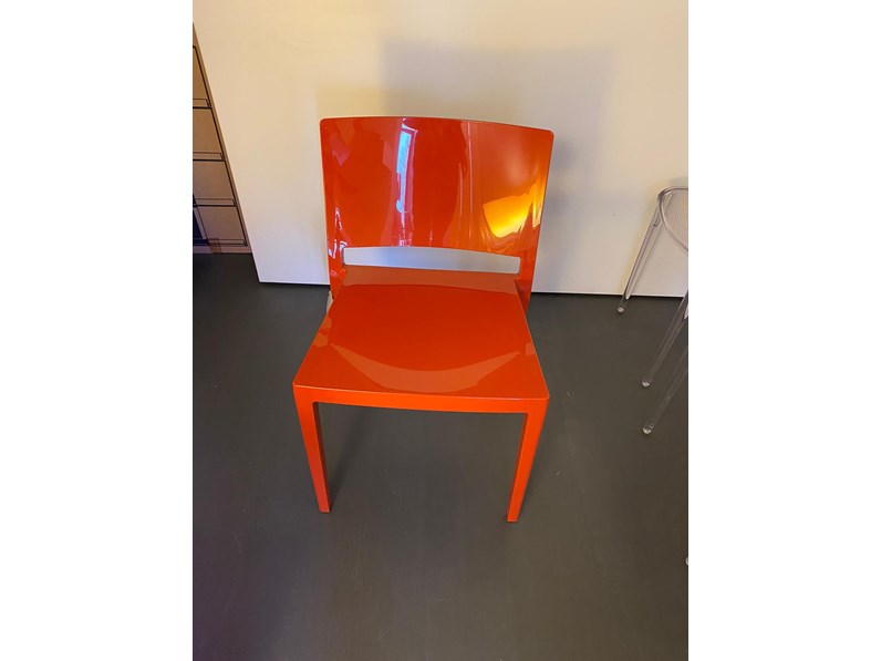Sedia senza braccioli Lizz Kartell in Offerta Outlet