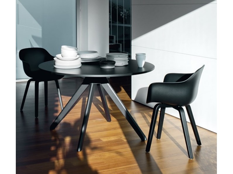 Sedia senza braccioli Substance nera Magis in Offerta Outlet Sedia senza braccioli Substance nera Magis in Offerta Outlet