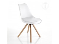 Sedia Tomasucci modello Kiki Wood - White