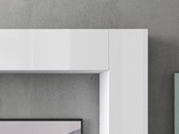 Soggiorno Soggiorno living per tv in laccato luido Porta Tv