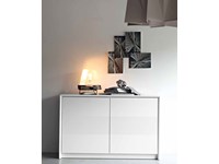 Madia Password di Calligaris, 2 ante, Bianco Ottico Opaco