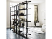 Libreria Hudson di Cattelan modulare bifacciale ideale per creare pareti divisorie