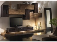 COMPOSIZIONE CONVENIENZA SOGGIORNO MIELE/NOCE