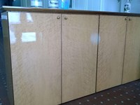 credenza artigianale radica di erable