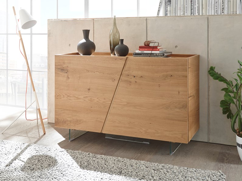 Madia 2 ante moderna in legno massello rovere scontata -45% Madia 2 ante moderna in legno massello rovere scontata -45%