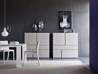 Credenza moderna Quadra L 120 H 120 P 35/45/55