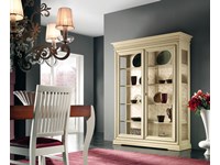 cristaliera mobile per soggiorno su misura personalizzabile le finiture shabby chic