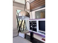 Composizione Feg modello Headline-parete soggiorno Laccato Opaco Bianco e Nero Soggiorno completo di Design.