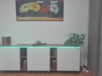 madia living Giessegi con luce led scontata del -35%