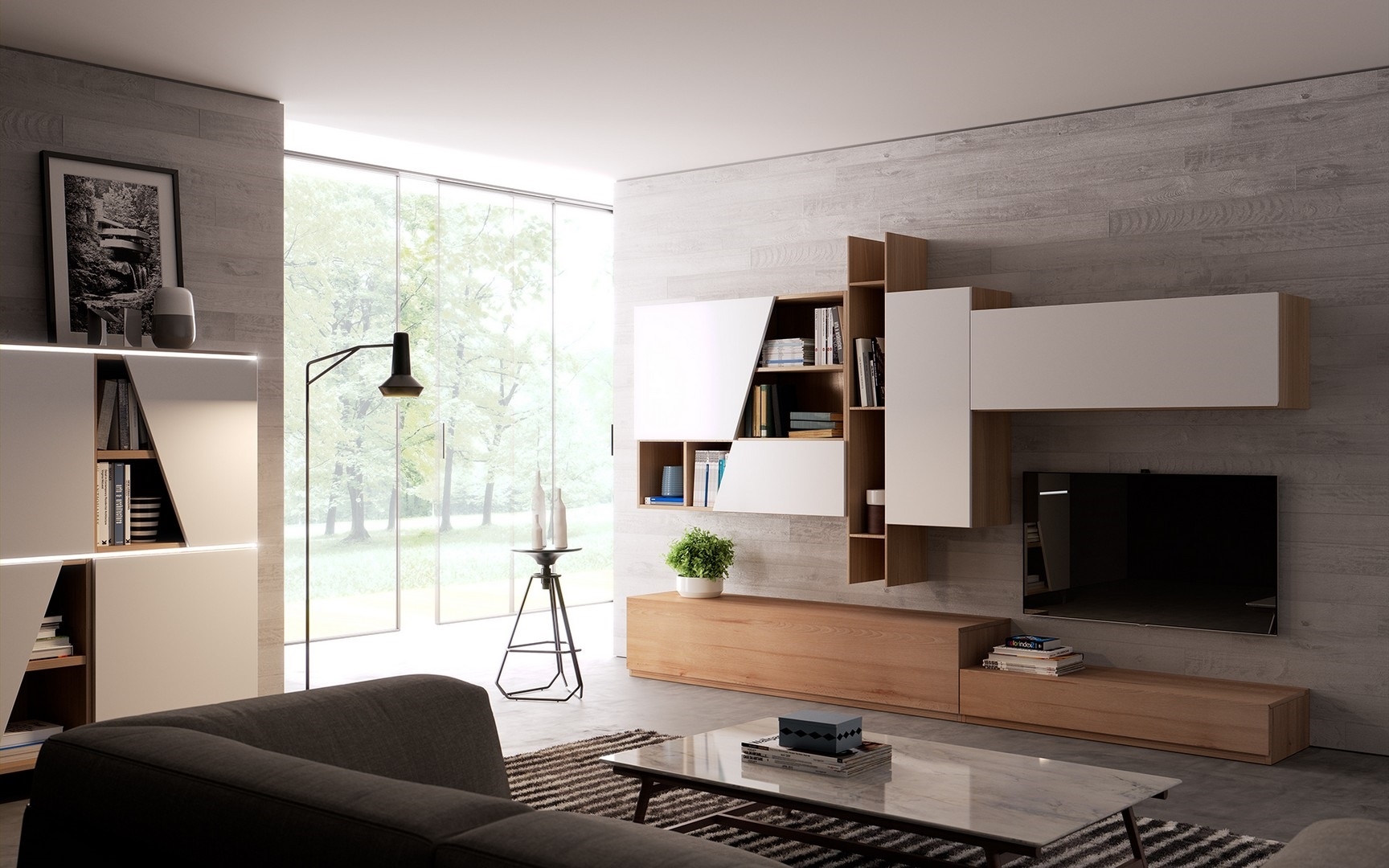 Giessegi soggiorno living scontato del 32 % soggiorni a prezzi ... Soggiorno giotto