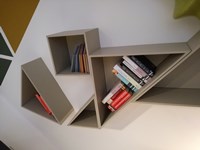 LAGO, libreria TANGRAM laccata