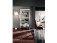 Liberia in legno shabby chic finiture colorazione a scelta