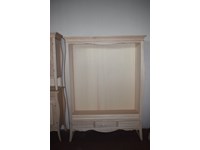 Liberia in legno shabby chic finiture colorazione a scelta