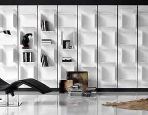 Libreria Cattelan in legno Fifty in Offerta Outlet