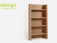 Libreria in cartone Kubedesign Reggio Emilia Modena