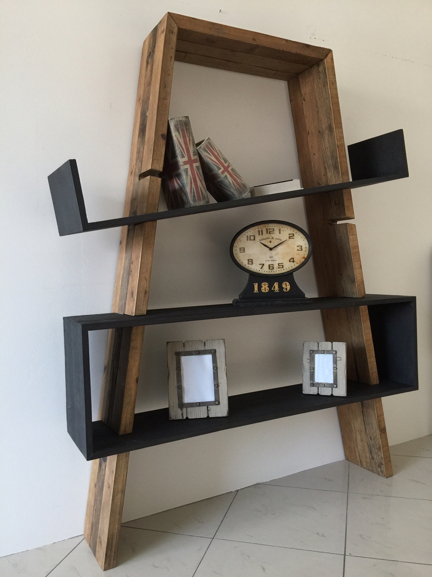 Libreria Girevole 360° In Legno Di Pino – 6 Livelli Regolabili, Portata 50 Kg Per Piano, Salvaspazio E Multiuso