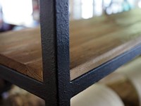 libreria industrial con scala legno masello e ferro in offerta scontatissima outlet offerta outlet 160 x 45 x h 244