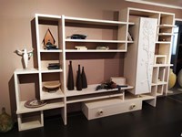 Libreria Marchetti in legno massello offerta esposizione