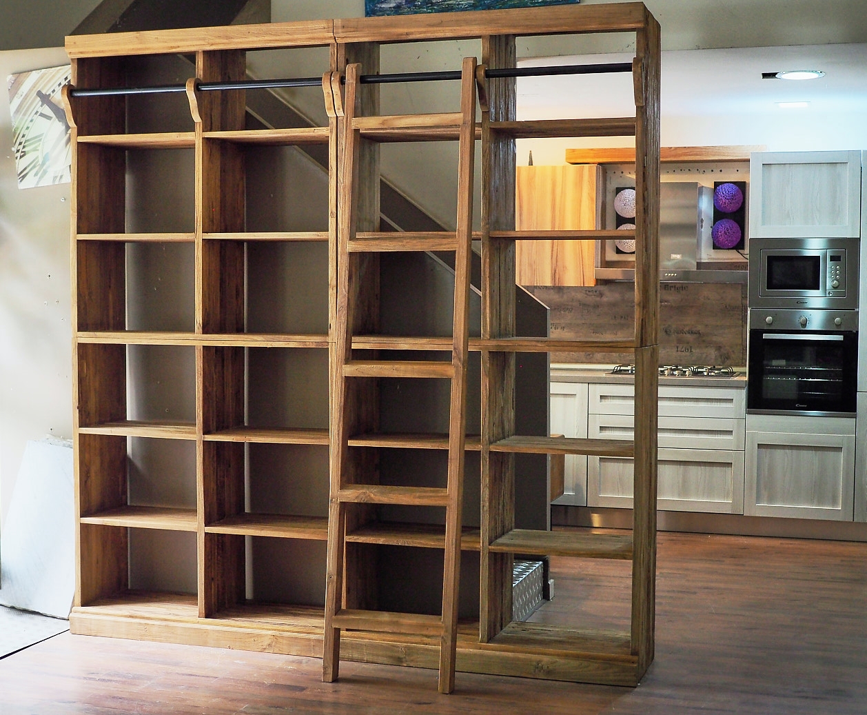 LIBRERIA MODULARE IN LEGNO DI NOCE SUAR - Soggiorni a ... LIBRERIA MODULARE IN LEGNO DI NOCE SUAR - Soggiorni a ...