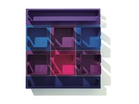 libreria officina nove Mbox colore viola