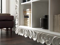 Libreria sospesa Leonardo con cornice