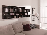 libreria Byblos in impiallacciato Rovere termotrattato