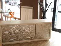 madia artigianale design Flo ante martellate