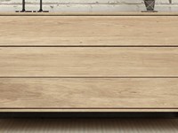 Madia comò a 3 cassetti in legno rovere massello sconto -45%