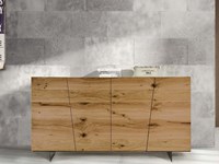 MADIA IN ABETE BIANCO SPAZZOLATO DESIGNE