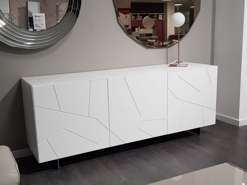 Madia in laminato opaco stile moderno Segno Riflessi
