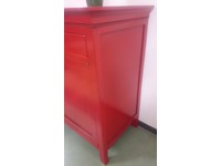 Madia in legno laccata a mano
