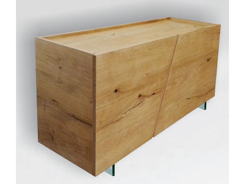Credenza a 2 ante in legno massello di rovere sconto -45% Credenza a 2 ante in legno massello di rovere sconto -45%