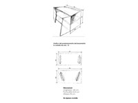 Credenza a 2 ante in legno massello di rovere sconto -45%