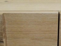 Madia 3 ante legno massello piedi vetro cristallo
