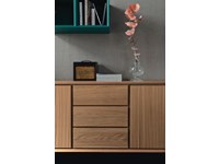 Credenza moderna Angolo in Rovere