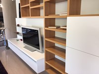 libreria in noce