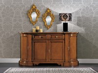 Credenza con ante sagomate