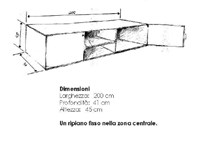 Mobile porta TV in legno massello sconto -41%