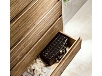 mobile in legno artigianale soggiorno moderno porta TV