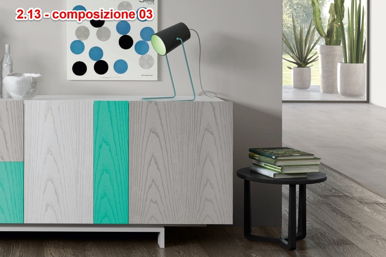 Napol madia moderna 2.13 laccato opaco soggiorni a prezzi scontati