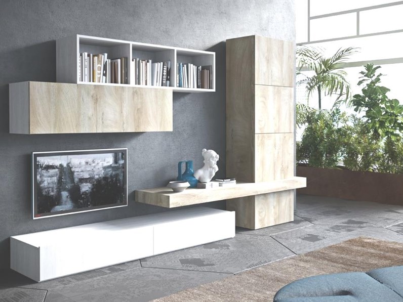 Parete attrezzata Alpe Ed003 PREZZI OUTLET Parete attrezzata Alpe Ed003 PREZZI OUTLET