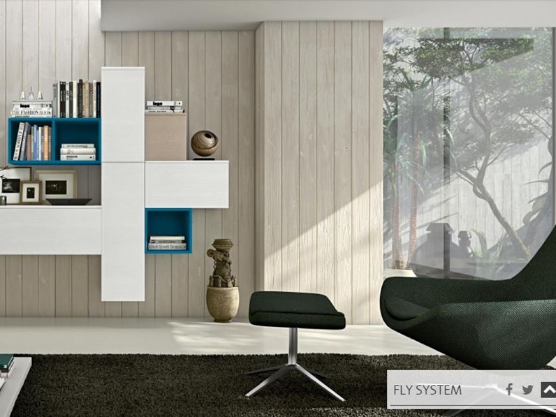 Parete attrezzata Colombini modello L526 linea Golf Parete attrezzata Colombini modello L526 linea Golf