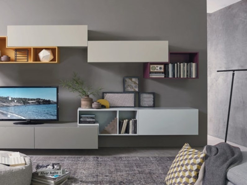 Parete attrezzata di Sangiacomo Lampo SCONTO 25% Parete attrezzata di Sangiacomo Lampo SCONTO 25%