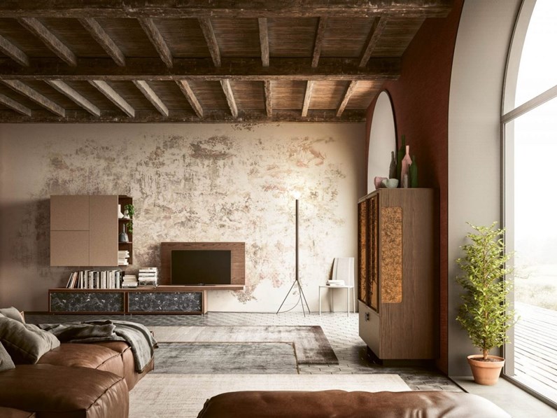 Parete attrezzata in legno stile design Day 12 San michele Parete attrezzata in legno stile design Day 12 San michele