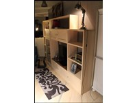 Parete attrezzata in stile moderno Pacema in legno Offerta Outlet