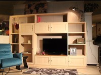 Parete attrezzata in stile moderno Pacema in legno Offerta Outlet