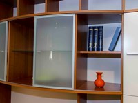Parete attrezzata Mobilgam Horizon base curva