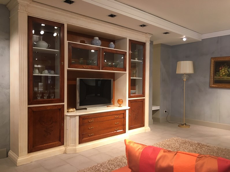 Parete Attrezzata Stile Italia Opera Prima Sconto 55