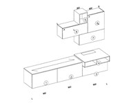 Parete attrezzata Stosa Cucine modelle Alevč in offerta