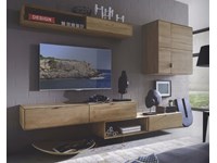 Mobile soggiorno Open legno massello sconto -50%